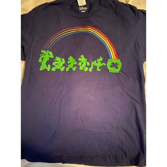 Disney Friends T Shirt Large Rainbow Pot of Gold Blue - Picture 12 of 12